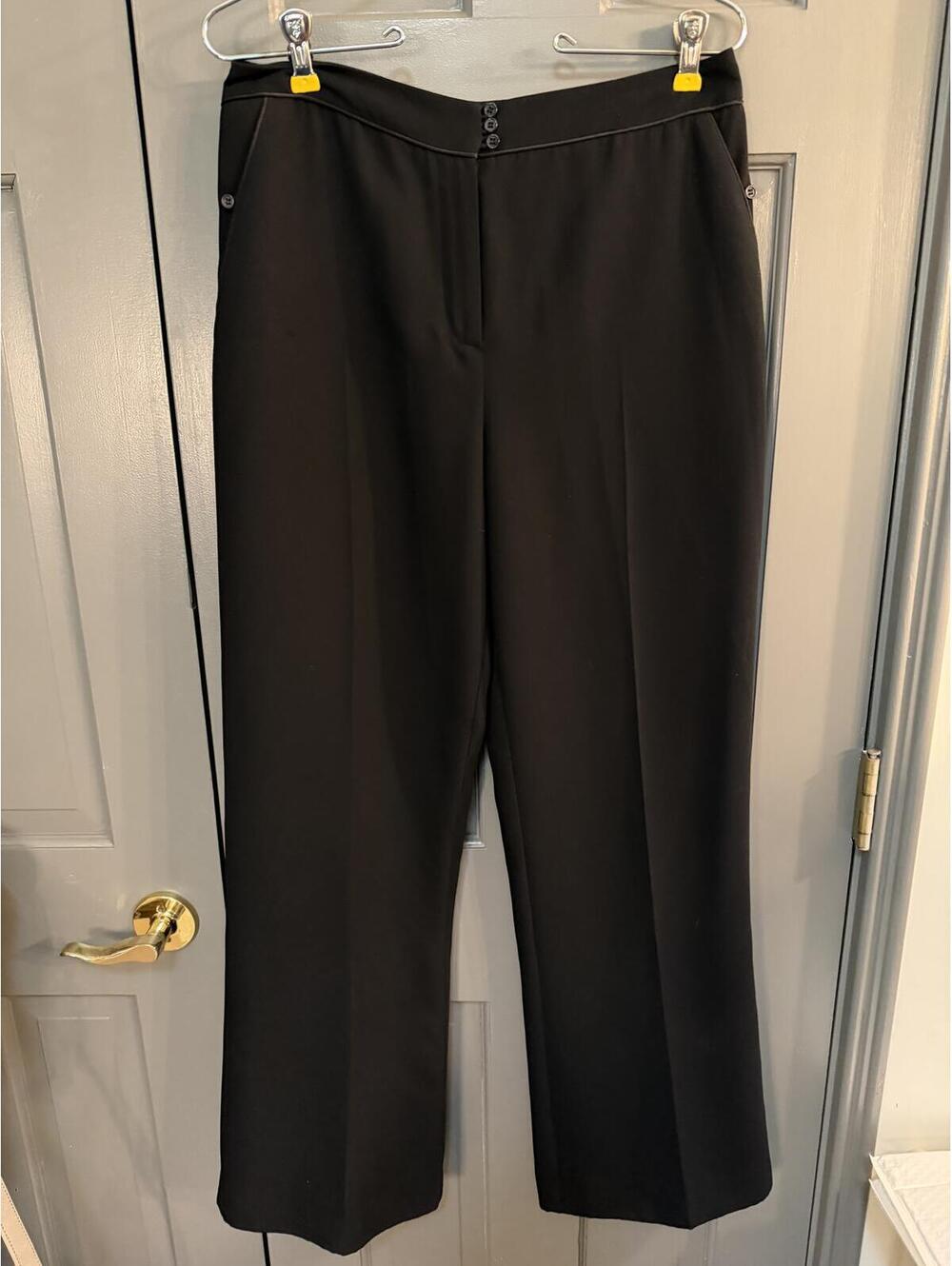 Uniform John Paul Richard Black Dress Pants SIze 8
